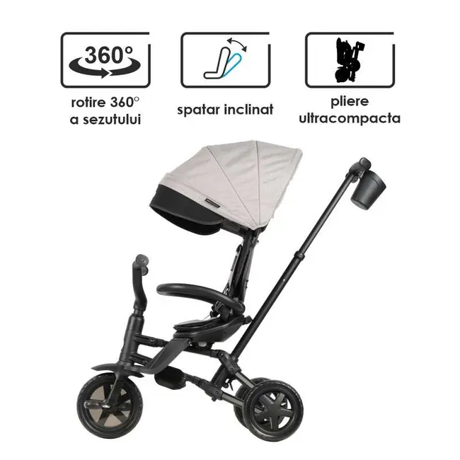 Tricicleta ultrapliabila qplay nova niello gri smb322013164