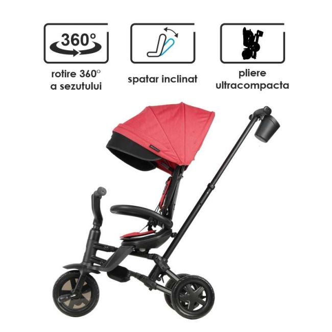 Tricicleta ultrapliabila qplay nova niello rosu smb322013120