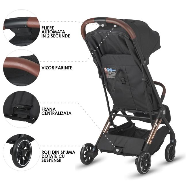 Carucior sport cu pliere automata coccolle beyla gold le smb323031660