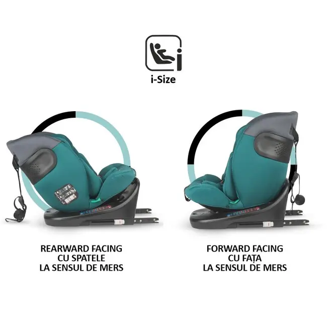 Scaun auto isize 40-150 cm coccolle atira hydra blue smb324085730