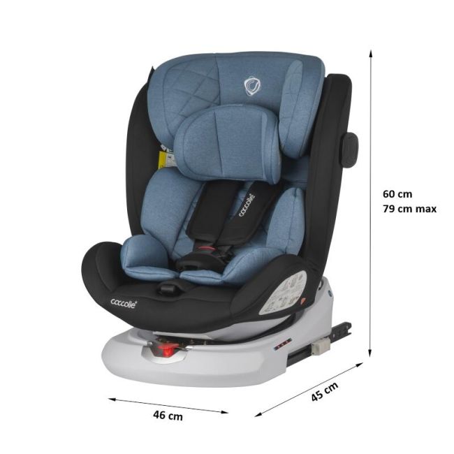Scaun auto isize 40-150 cm coccolle lyra celestial blue smb324086530