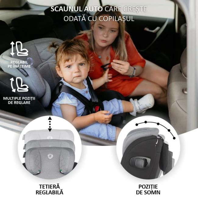 Scaun auto isize 40-150 cm coccolle lyra greystone smb324086562