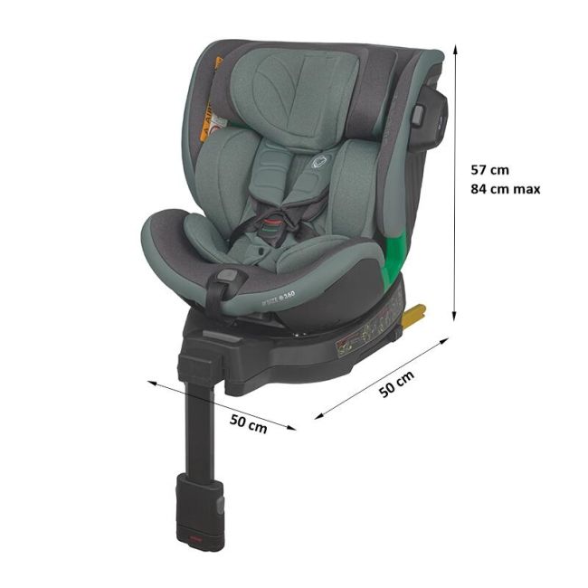Scaun auto isize 40-150 cm coccolle mago greenstone smb324084871