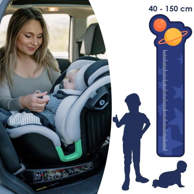 Scaun auto isize 40-150 cm coccolle mago jet black smb324084860