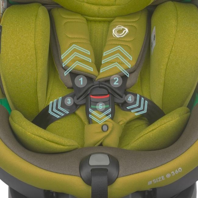 Scaun auto isize 40-150 cm coccolle mago olive khaki smb324084881