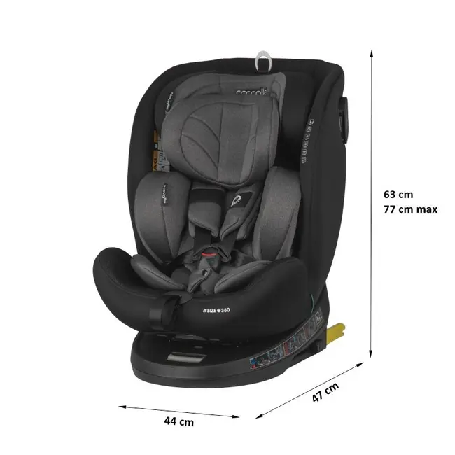 Scaun auto isize 40-150 cm coccolle nova diamond black smb324085060