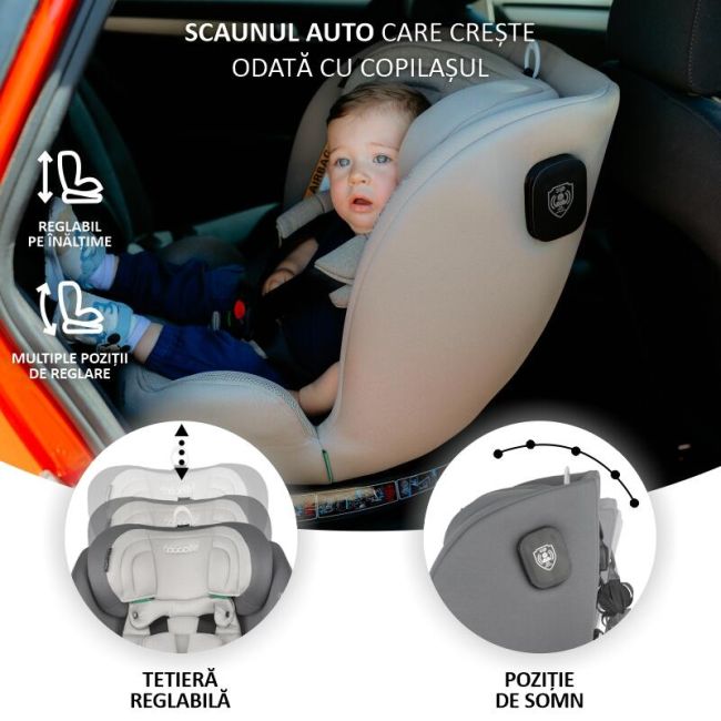 Scaun auto isize 40-150 cm coccolle nova moonlit grey smb324085062