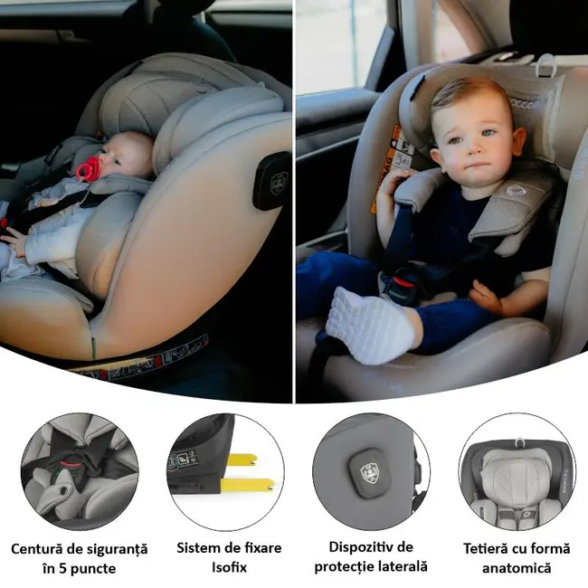 Scaun auto isize 40-150 cm coccolle nova moonlit grey smb324085062