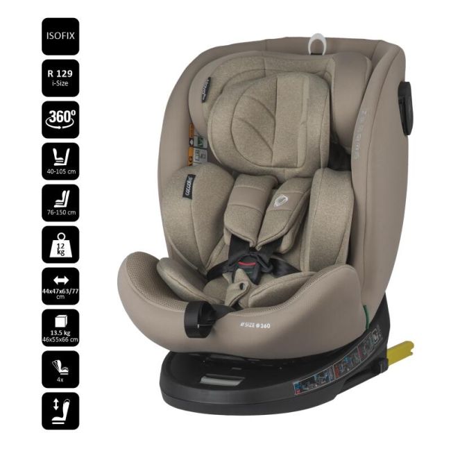 Scaun auto isize 40-150 cm coccolle nova sand beige smb324085044