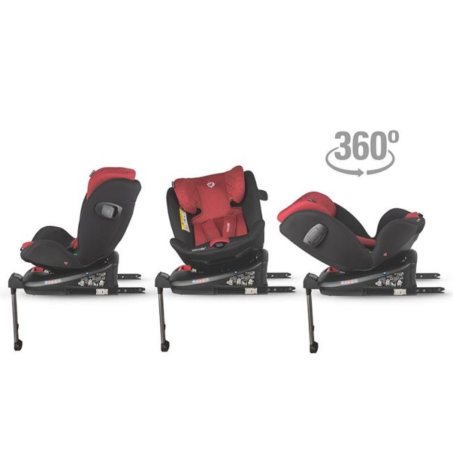 Scaun auto isize 40-150 cm coccolle vigo poppy red smb324085620