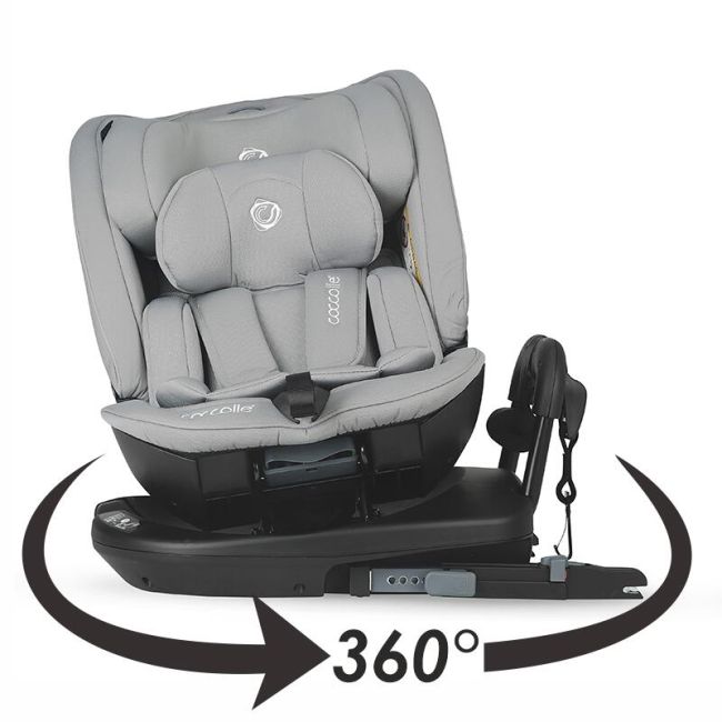 Scaun auto rotativ isize coccolle velsa neutral grey smb323085271