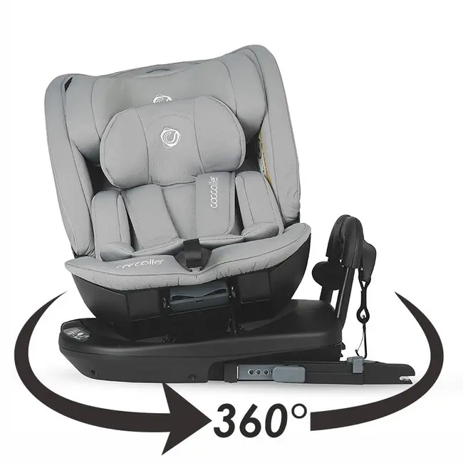 Scaun auto rotativ isize coccolle velsa neutral grey smb323085271
