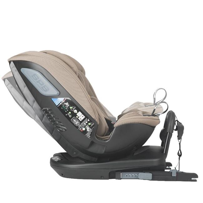 Scaun auto rotativ isize coccolle velsa taupe brown smb323085243