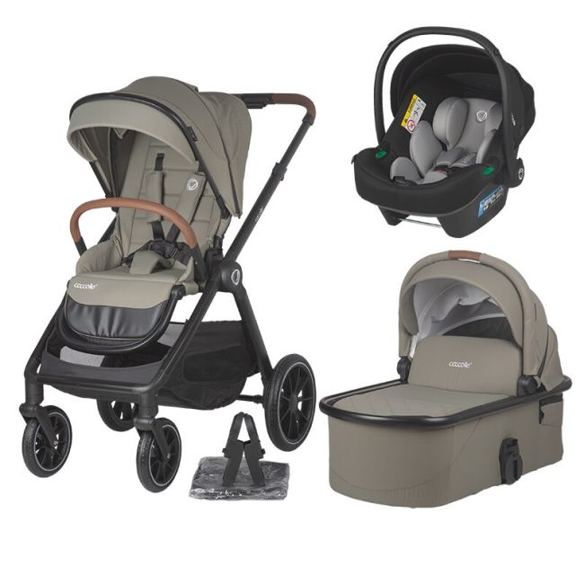 Sistem modular 3in1 coccolle aspen sang beige + scoica auto coccolle knox greystone smb324062344324080371