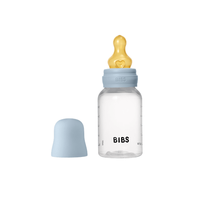 Bibs - set complet biberon anticolici, 150 ml, latex, baby blue bbb5016231