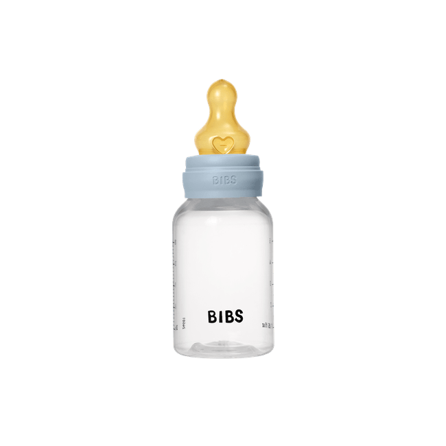Bibs - set complet biberon anticolici, 150 ml, latex, baby blue bbb5016231