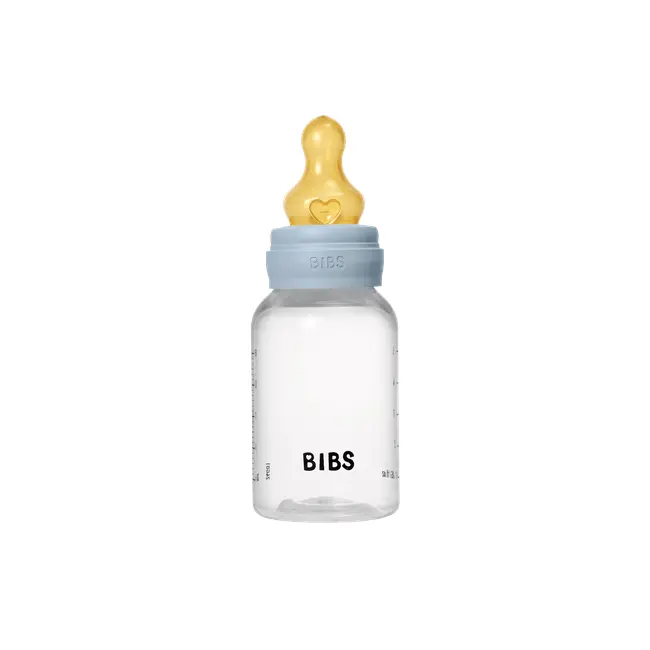 Bibs - set complet biberon anticolici, 150 ml, latex, baby blue bbb5016231