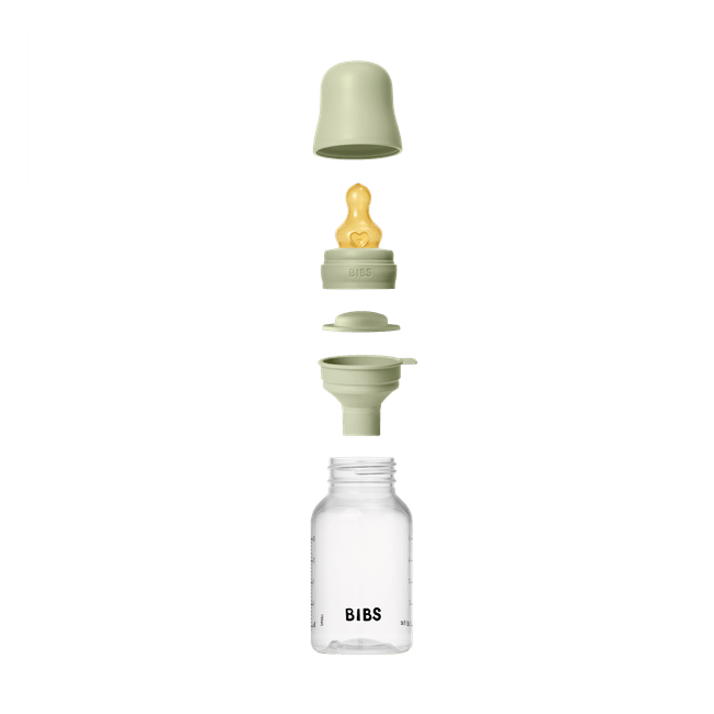 Bibs - set complet biberon anticolici, 150 ml, latex, sage bbb5016250