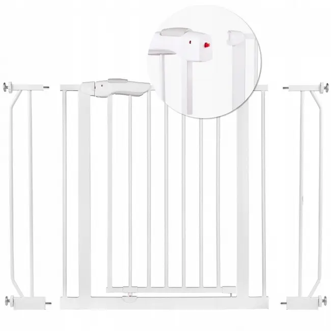 Poarta siguranta 75-105 cm nukido 718000 - alb edeedi718000