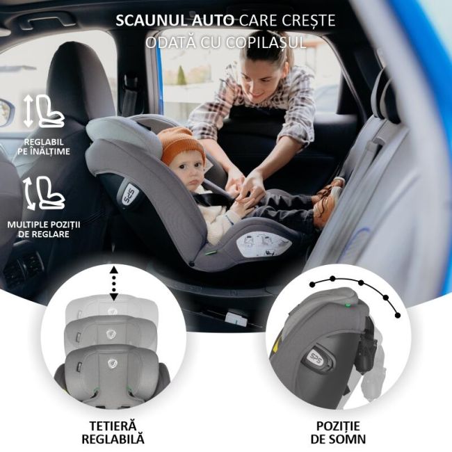 Scaun auto isize 40-150 cm coccolle nyota diamond black smb324087060