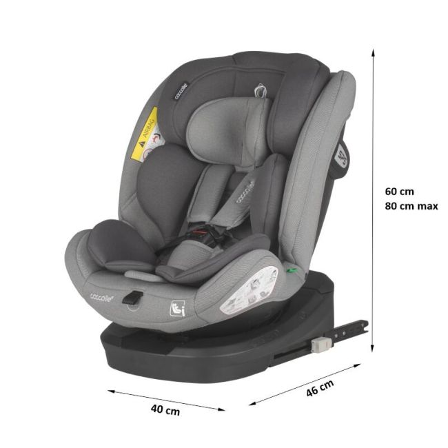 Scaun auto isize 40-150 cm coccolle nyota moonlit grey smb324087071