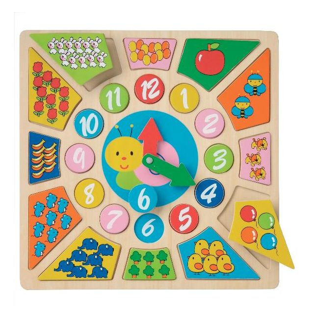 Ceas educativ din lemn - NC8250