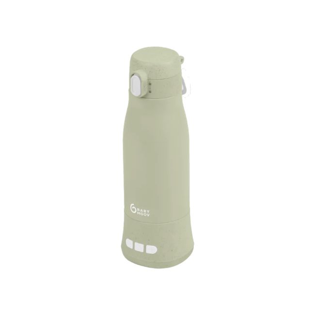 Babymoov - moov & feed incalzitor de biberoane portabil si reincarcabil, sage green bbba002104