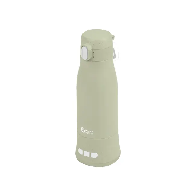 Babymoov - Moov & Feed incalzitor de biberoane portabil si reincarcabil, Sage Green bbba002104