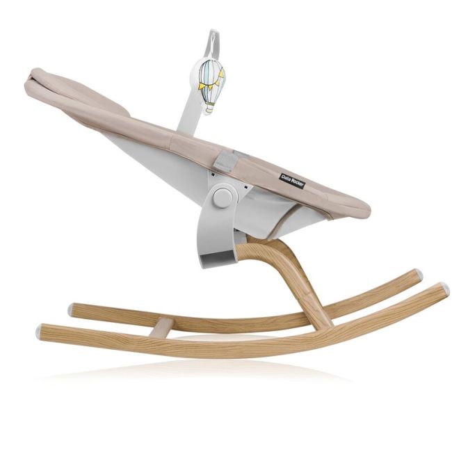 Balansoar, Lionelo, Dalia, 4 in 1, Inaltime reglabila in 2 pozitii, Cu husa detasabila, Cu bara de jucarii, Pana la 9 kg, Bej BYNLO-DALIA_ROCKER_BEIGE_SAND