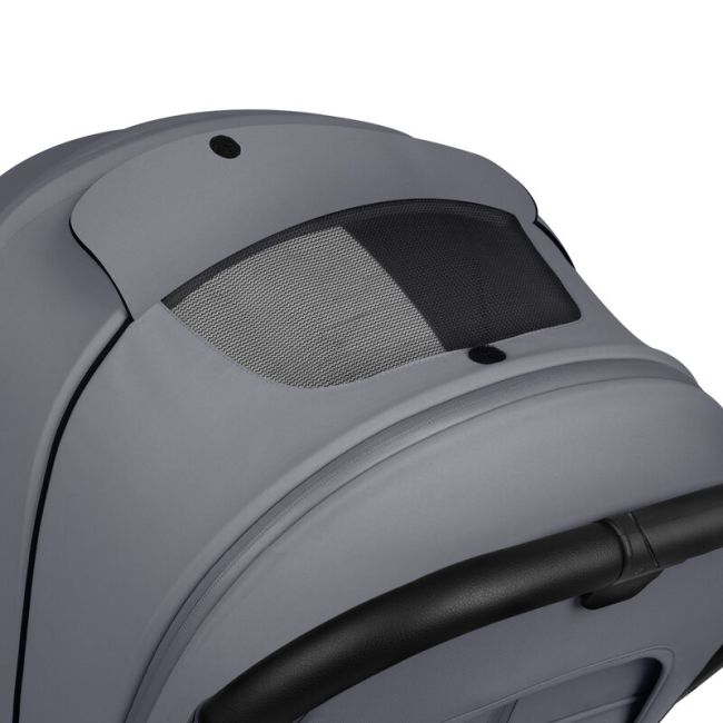 Carucior 2 in 1, Lionelo, Mika Plus, Cadru din aluminiu, Cu landou intarit si salteluta moale, Reversibil, Cu sistem de ventilatie 3D, Cu accesorii, Pana la 22 kg, Conform cu EN1888-1 EN1888-2, EN1466, Gri BYNLO-MIKA_PLUS_2IN1_GREY_STONE