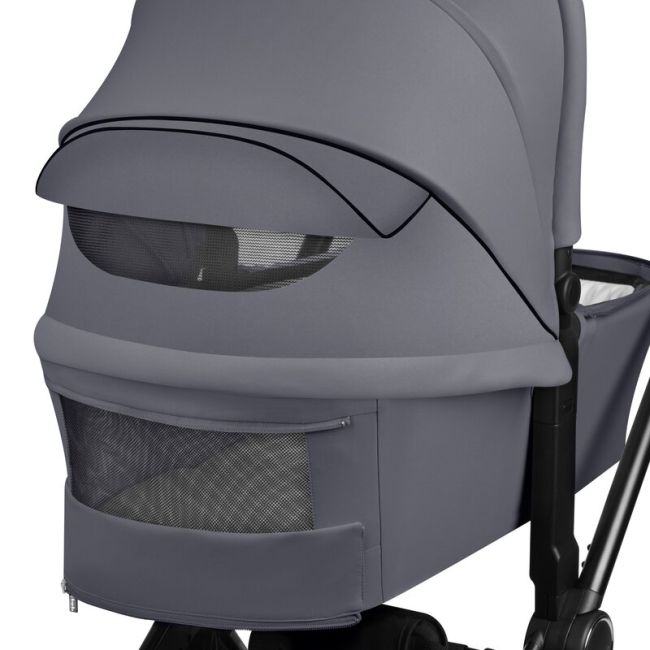 Carucior 2 in 1, Lionelo, Mika Plus, Cadru din aluminiu, Cu landou intarit si salteluta moale, Reversibil, Cu sistem de ventilatie 3D, Cu accesorii, Pana la 22 kg, Conform cu EN1888-1 EN1888-2, EN1466, Gri BYNLO-MIKA_PLUS_2IN1_GREY_STONE