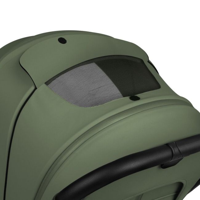 Carucior 2 in 1, Lionelo, Mika Plus, Cadru din aluminiu, Cu landou intarit si salteluta moale, Reversibil, Cu sistem de ventilatie 3D, Cu accesorii, Pana la 22 kg, Conform cu EN1888-1 EN1888-2, EN1466, Verde BYNLO-MIKA_PLUS_2IN1_GREEN_OLIVE