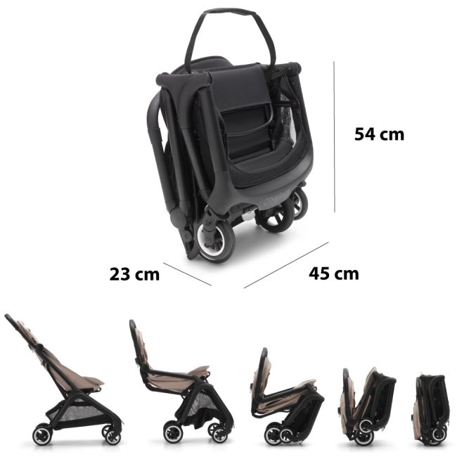 Carucior Bugaboo Butterfly Black Desert Taupe ERFBG100025034