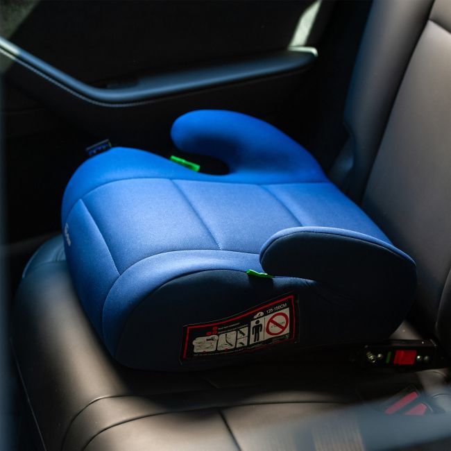Inaltator  auto Juju Jazzy Booster i-Size ISOFIX, Albastru-Bleumarin JUJJU1200-ECISX-02
