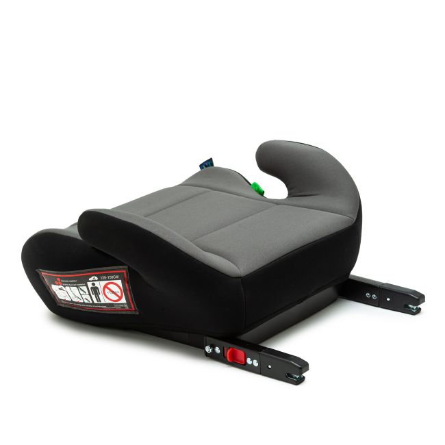 Inaltator auto Juju Jazzy Booster i-Size ISOFIX, Negru-Gri JUJJU1200-ECISX-04