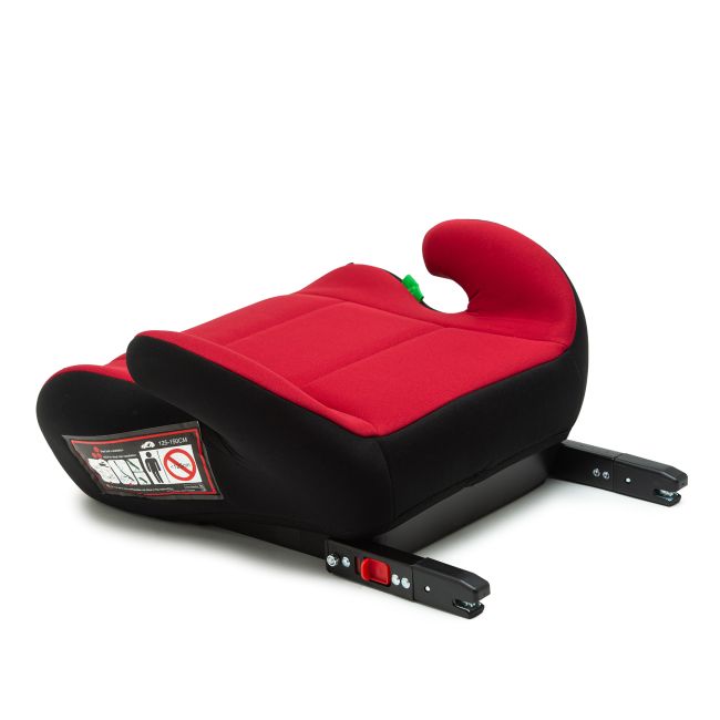 Inaltator auto Juju Jazzy Booster i-Size ISOFIX, Negru-Rosu JUJJU1200-ECISX-05