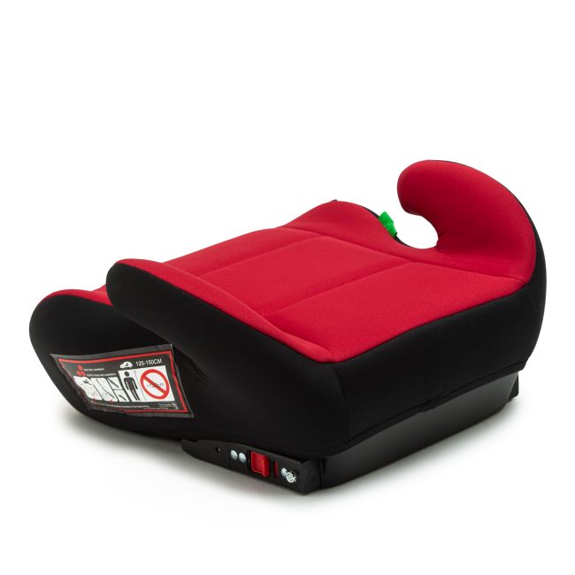 Inaltator auto Juju Jazzy Booster i-Size ISOFIX, Negru-Rosu JUJJU1200-ECISX-05