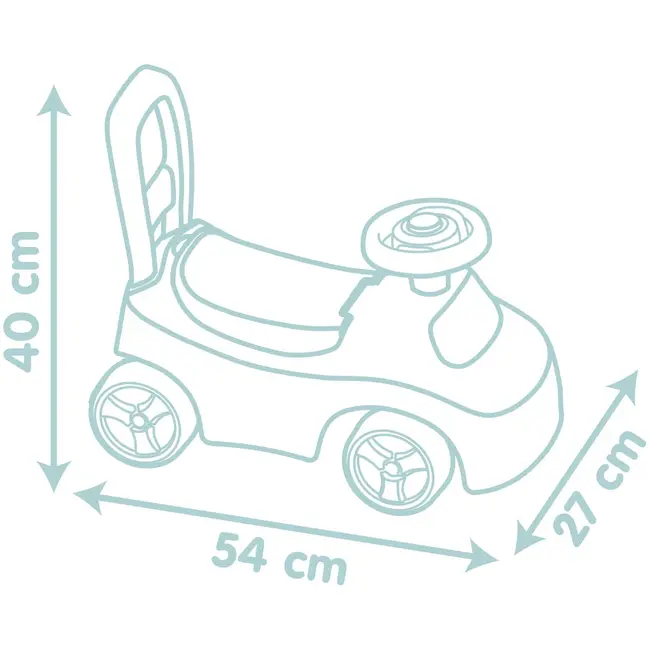 Masinuta smoby auto verde hubs7600140503