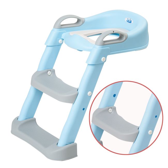 Reductor toaleta copii Juju SoloSteps, Albastru JUJJU8311-Blue