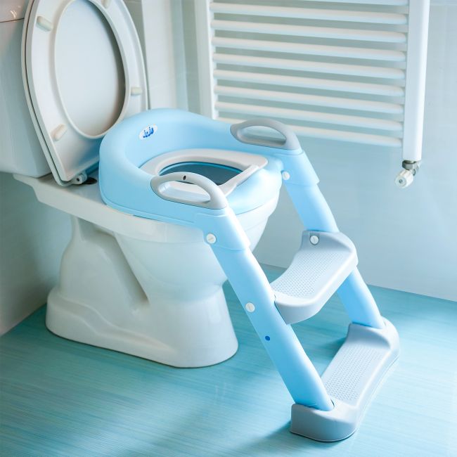 Reductor toaleta copii Juju SoloSteps, Albastru JUJJU8311-Blue