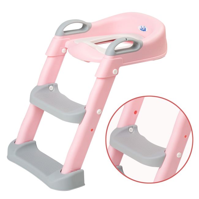 Reductor toaleta copii Juju SoloSteps, Roz JUJJU8311-Pink