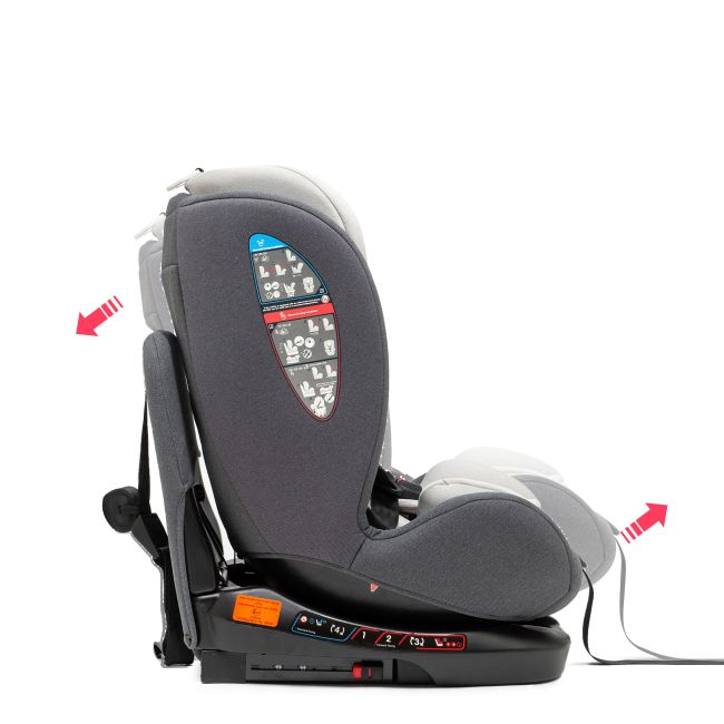 Scaun Auto Juju Total 360 i-Size, Gri JUJJU1200-TTIS-03