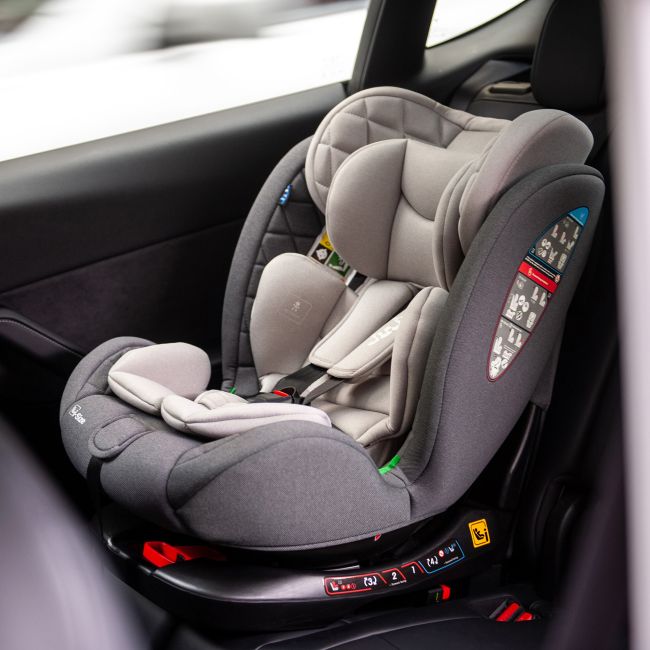 Scaun Auto Juju Total 360 i-Size, Gri JUJJU1200-TTIS-03