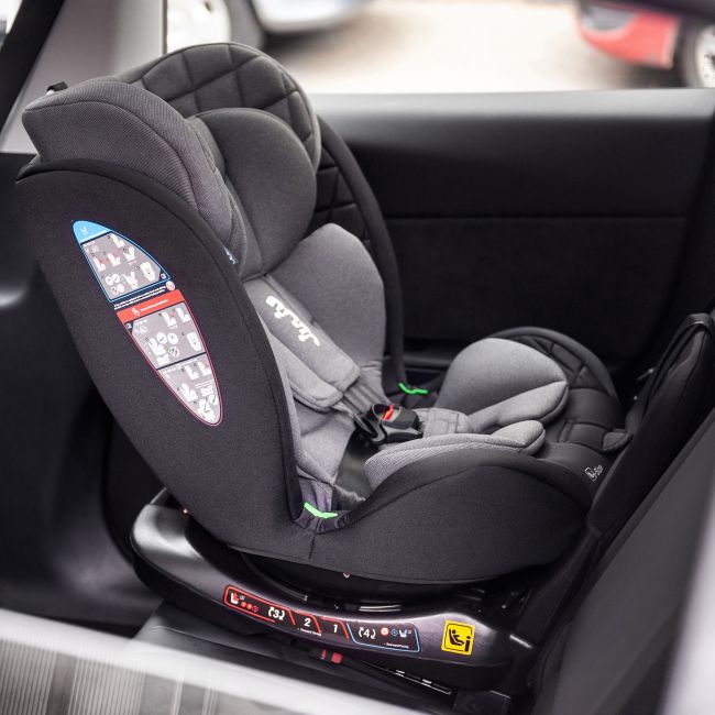 Scaun Auto Juju Total 360 i-Size, Negru JUJJU1200-TTIS-04