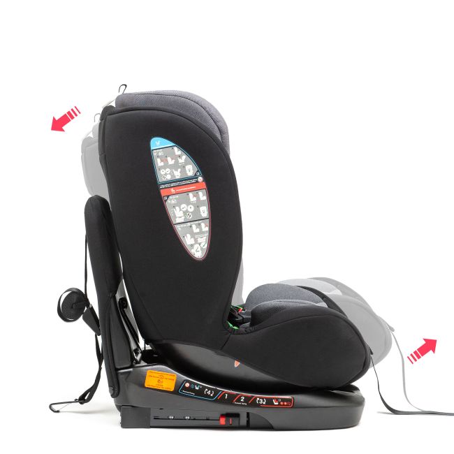 Scaun Auto Juju Total 360 i-Size, Negru JUJJU1200-TTIS-04