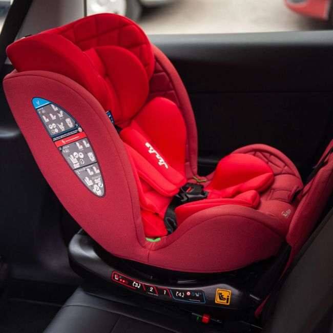 Scaun Auto Juju Total 360 i-Size, Rosu JUJJU1200-TTIS-01