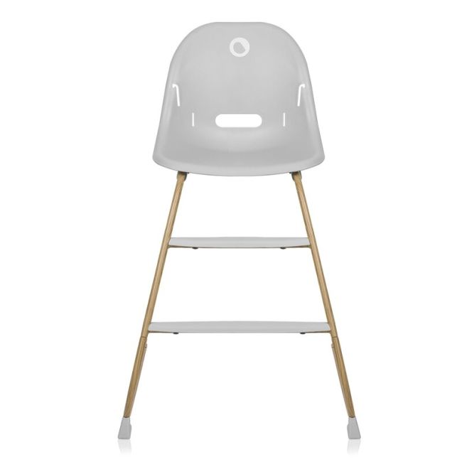 Scaun de masa, Lionelo, Dalia, 2 in 1, Transformabil, Cu 2 suporturi pentru picioare, Cu tavita detasabila, Sustine 60 kg, 6 luni+, Conform cu EN14988, Gri BYNLO-DALIA_GREY_STONE_NATURAL