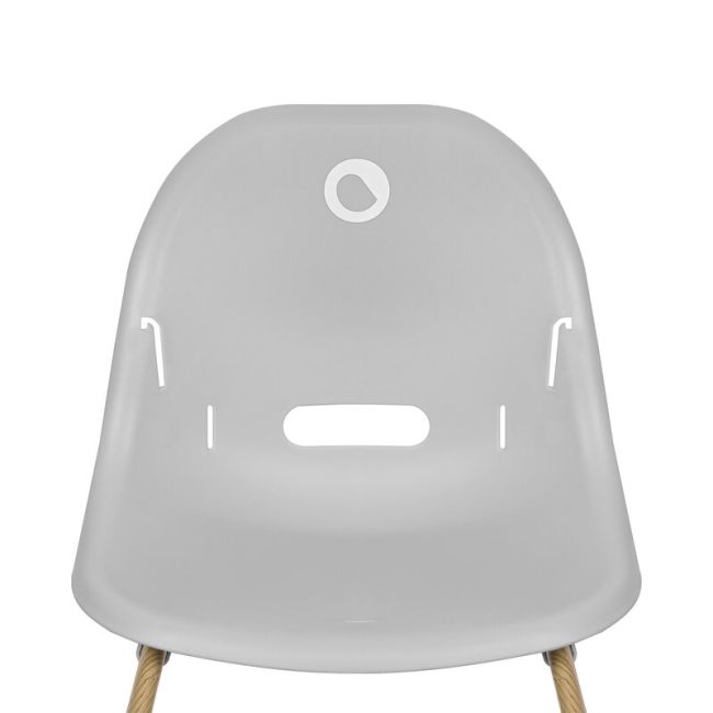 Scaun de masa, Lionelo, Dalia, 2 in 1, Transformabil, Cu 2 suporturi pentru picioare, Cu tavita detasabila, Sustine 60 kg, 6 luni+, Conform cu EN14988, Gri BYNLO-DALIA_GREY_STONE_NATURAL