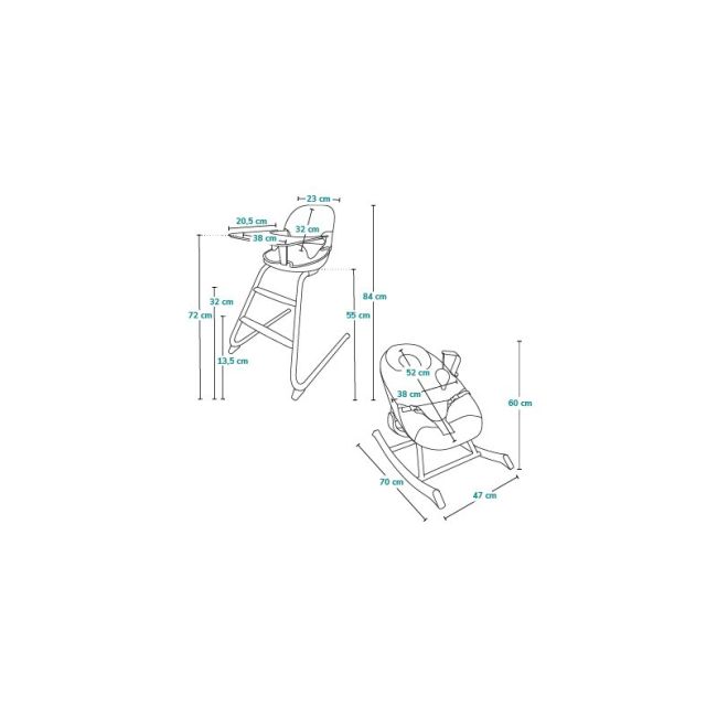 Set balansoar si scaun de masa, Lionelo, Dalia, Scaun cu 2 suporturi pentru picioare, Cu tavita, Balansoar 4 in 1 cu inaltime reglabia si bara cu jucarii, Conform cu EN14988, EN1888-1 EN1888-2, EN1466, Gri BYNLO-DALIA_SET_GREY_STONE_NATURAL