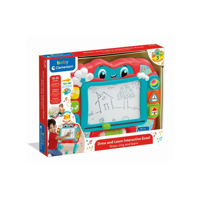 Clementoni - Tablita interactiva de desenat cu sunete si lumini ARTCL17489